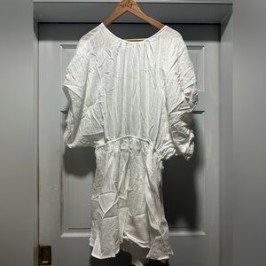 White Backless Dress